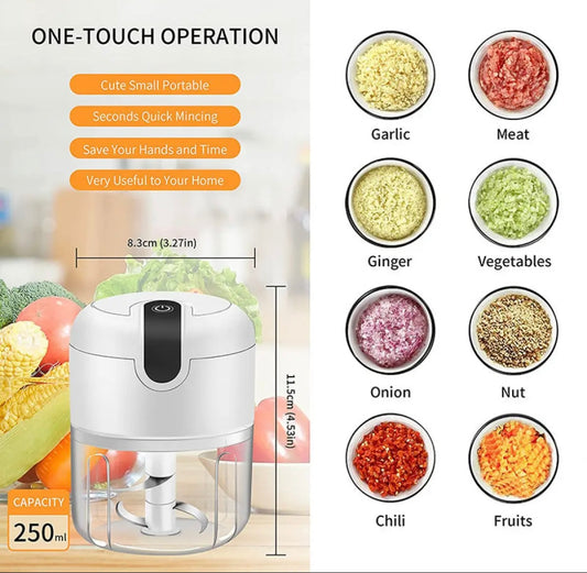 Rechargeable Automatic  Vegetable Chopper